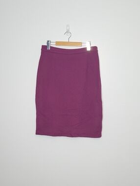 Joan Rivers Magenta Cotton Blend Texture Fabric Business Casual Size Small